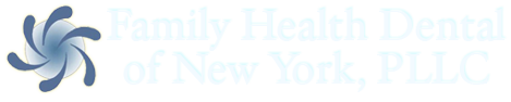 The image displays a logo with text, which includes Family Health Dental of New York, PLLC and other smaller text elements.